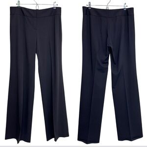 Elie Tahari Virgin Wool Blend Straight Leg Trouser Pants - Size 10